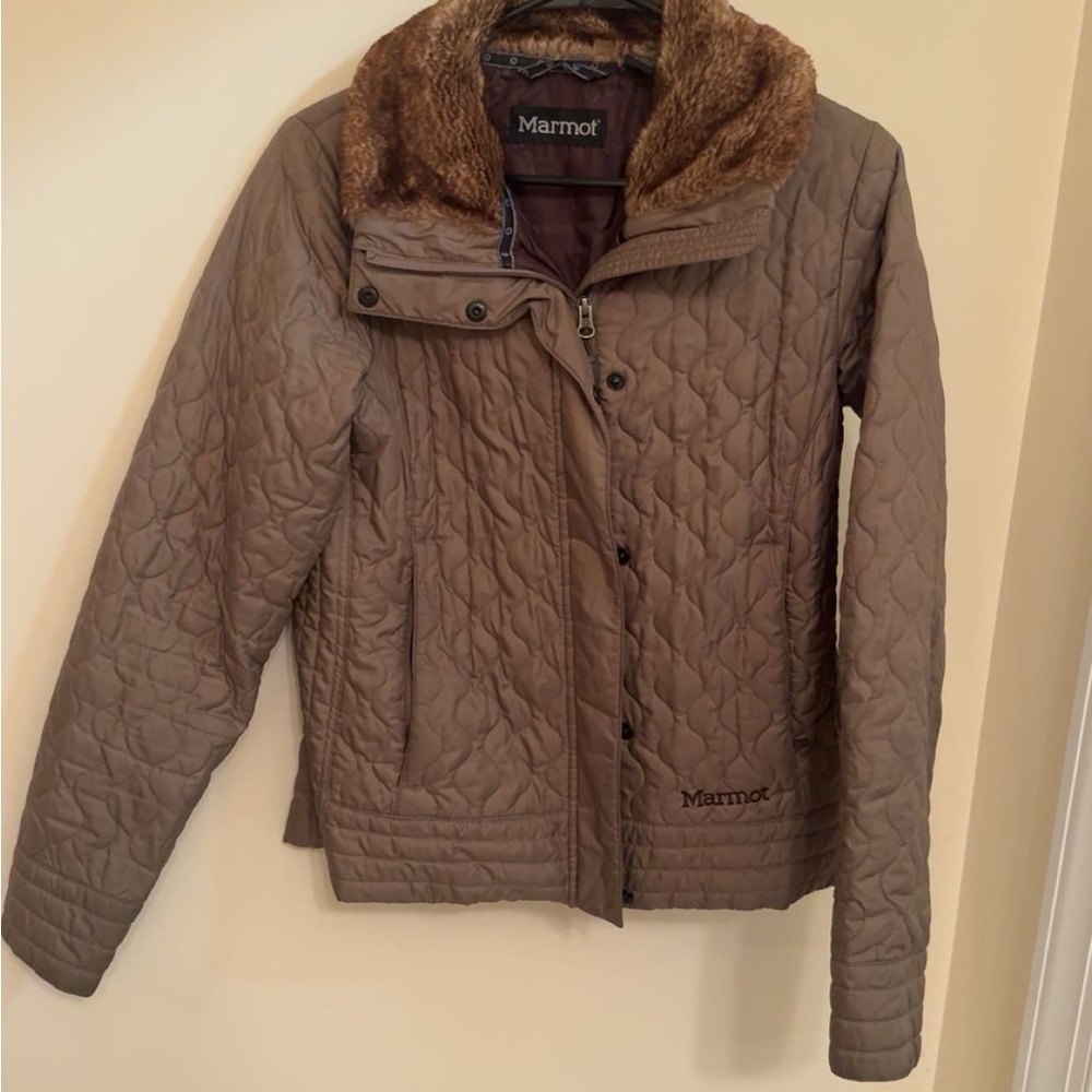 Marmot Dark Green Quilted Women's Jacket
